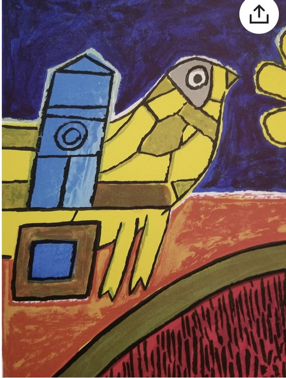 Image 1 of Corneille - Le tournesol 77/1000 Siebdruck