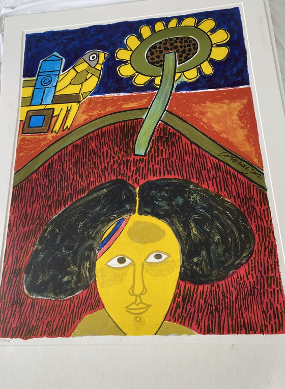 Image 1 of Corneille - Le tournesol 77/1000 Siebdruck