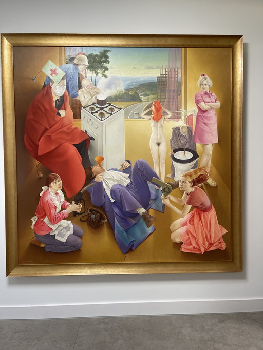 Jan Bouman Öl auf Leinen