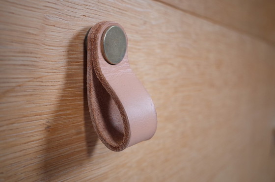 Image 1 of Kommode Schubladen Eiche dänish Leder Soborg