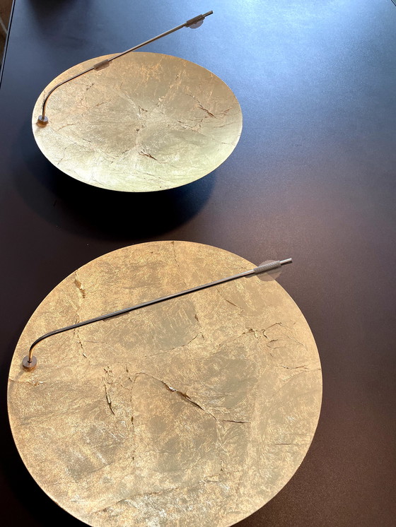 Image 1 of 2x Catellani & Smith Luna W Gold, Wandlampen