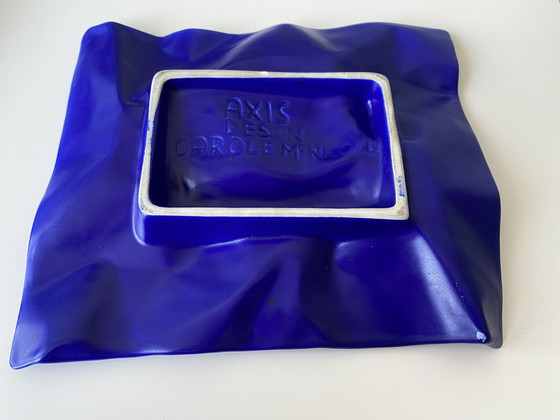 Image 1 of Zerknitterter Teller - 80er Jahre Design - Axis Design von Carol McNicoll