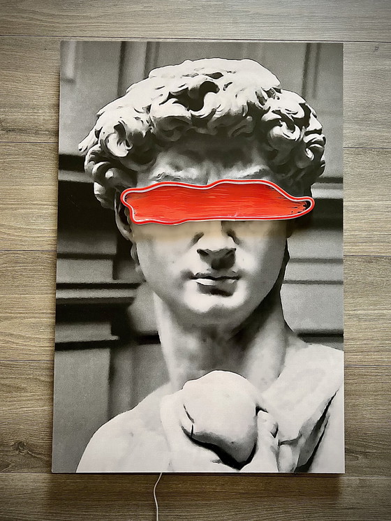 Image 1 of LEDMansion David Rot Band LED- Kunst