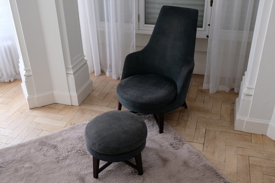 Image 1 of Flexform Guscioalto Soft mit Hocker