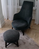 Flexform Guscioalto Soft mit Hocker