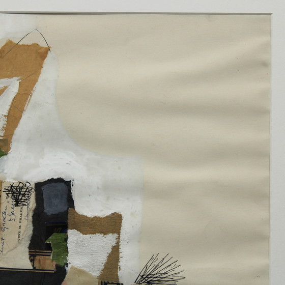 Image 1 of Ernst Vijlbrief (1934-2010) - Sonderlieferung, 1958 - Collage / Mischtechnik - 