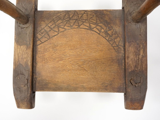 Image 1 of BAOULE Stammeskunst Stuhl Afrika Elfenbeinküste