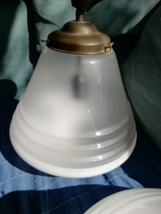 Image 1 of 2x Art Deco Schullampen