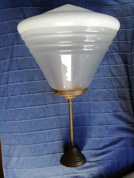 Image 1 of 2x Art Deco Schullampen