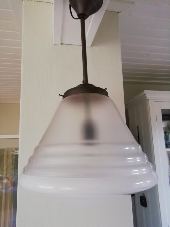 Image 1 of 2x Art Deco Schullampen