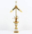 Palm D'Or SA Boulanger Palmenlampe Hollywood Regency 1970er Jahre