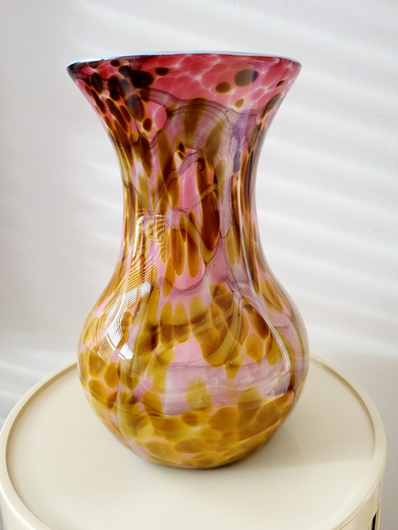 Image 1 of Jean Claude NOVARO Vase, mehrfarbige Vase, Zeitgenössisch, Frankreich, 1943-2014