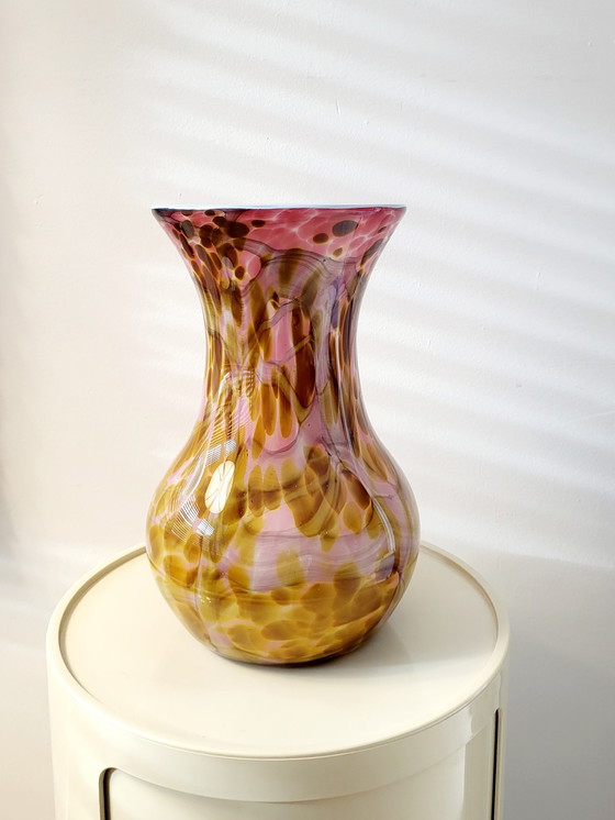 Image 1 of Jean Claude NOVARO Vase, mehrfarbige Vase, Zeitgenössisch, Frankreich, 1943-2014