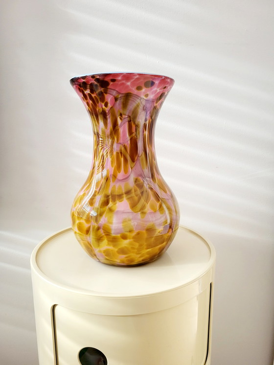 Image 1 of Jean Claude NOVARO Vase, mehrfarbige Vase, Zeitgenössisch, Frankreich, 1943-2014