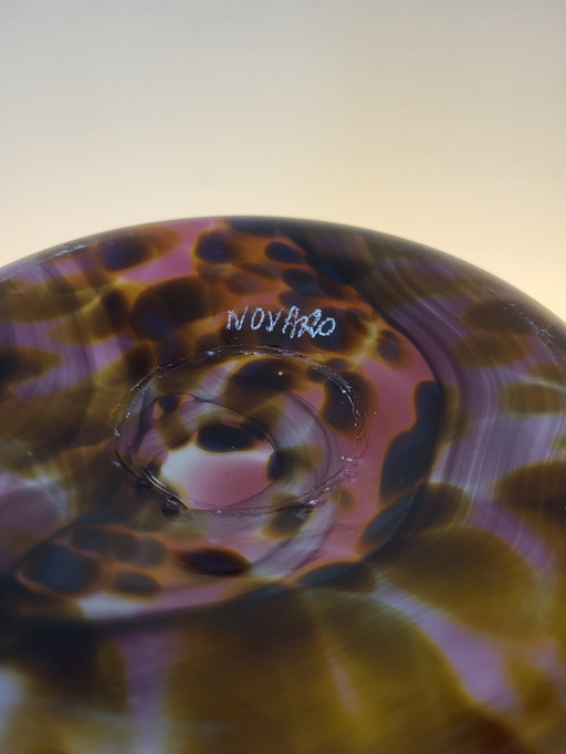 Jean Claude NOVARO Vase, mehrfarbige Vase, Zeitgenössisch, Frankreich, 1943-2014