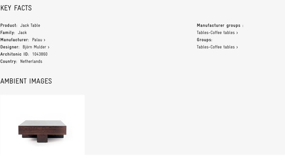 Image 1 of Björn Mulder Palau Jack, Couchtisch