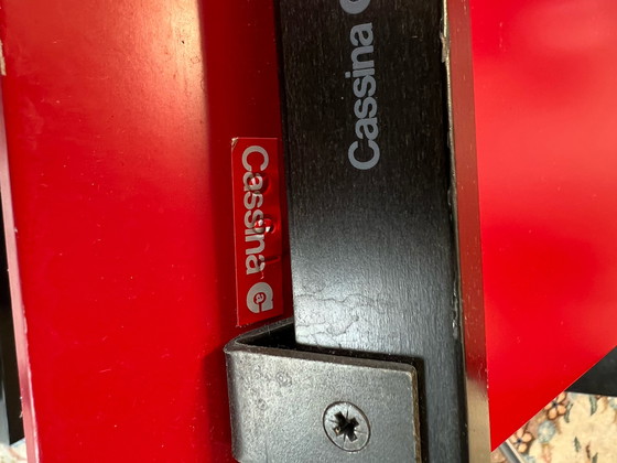 Image 1 of Cassina von Gerrit Rietveld Rot- und Blaustuhl