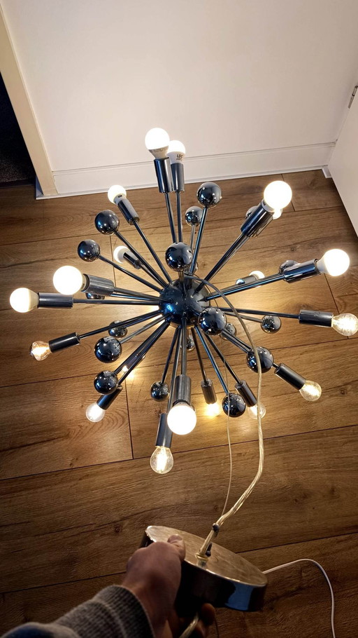 Sputnik Space Age Lampe