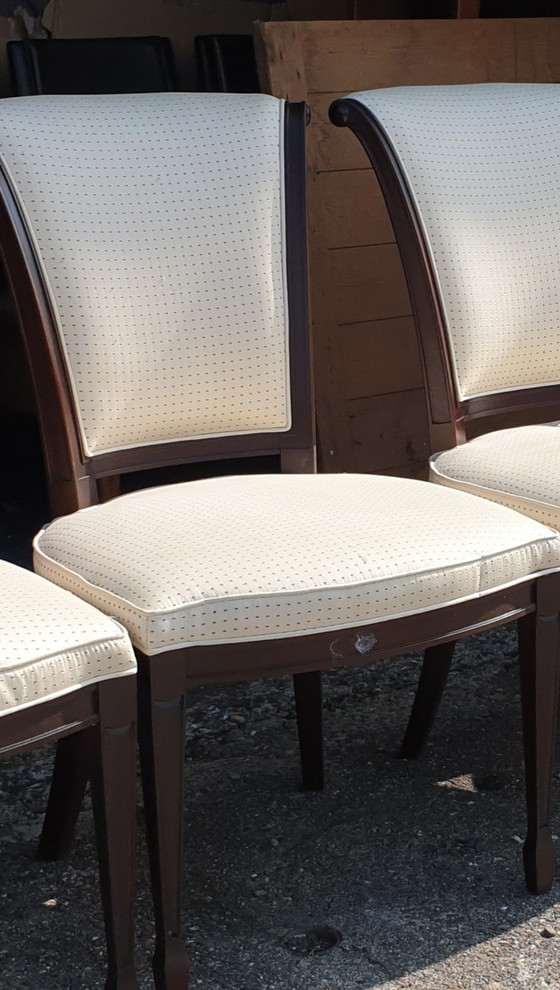 Image 1 of 7x klassische Mahagoni-Esszimmerstühle