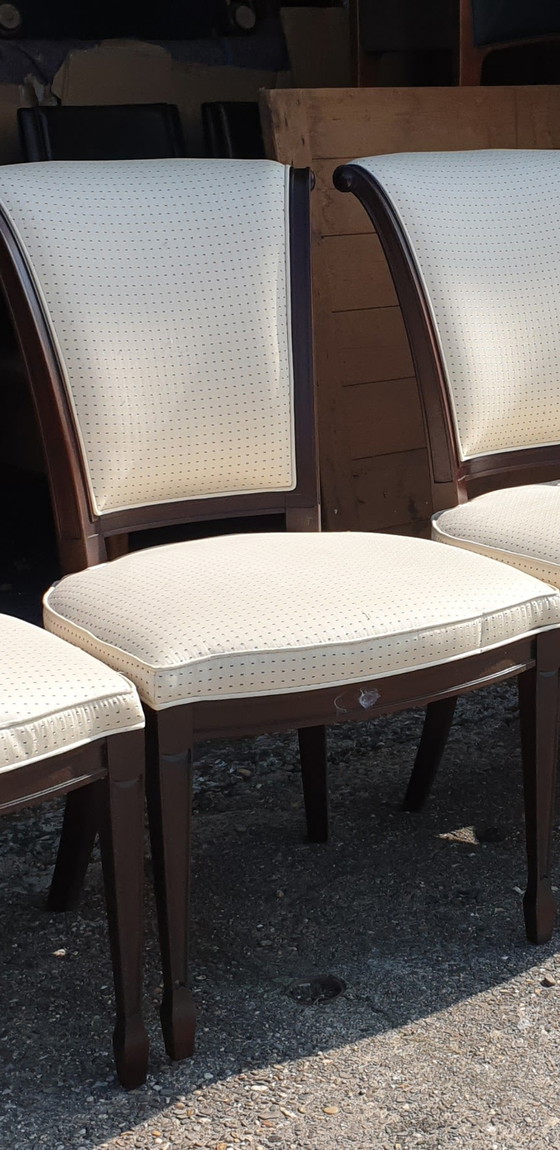 Image 1 of 7x klassische Mahagoni-Esszimmerstühle