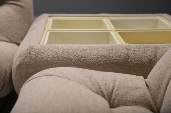 Image 1 of Tolles Vintage Nuvolone-Set aus Bouclé von Rino Maturi für MiMo Padova Italien