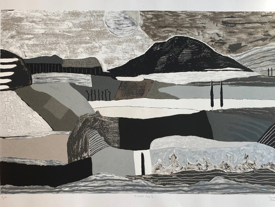 Image 1 of Siebdruck Ronald Boonacker - Night SkyI