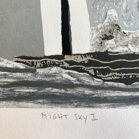 Image 1 of Siebdruck Ronald Boonacker - Night SkyI