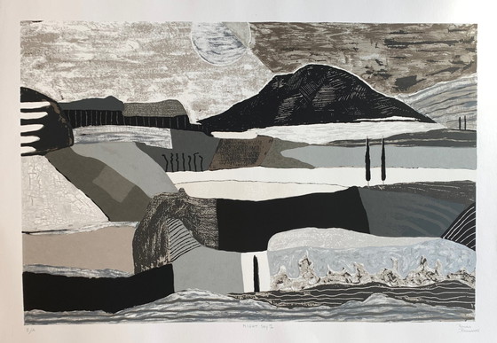 Image 1 of Siebdruck Ronald Boonacker - Night SkyI