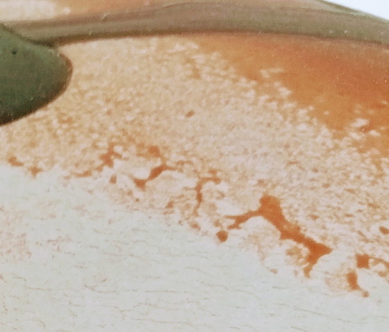 Image 1 of Einzigartige spezielle französische Glaspastenlampe, Modell Pilz