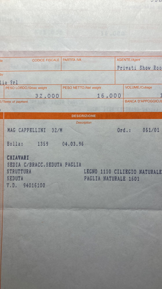 Image 1 of 4x Cappelini-Stuhl