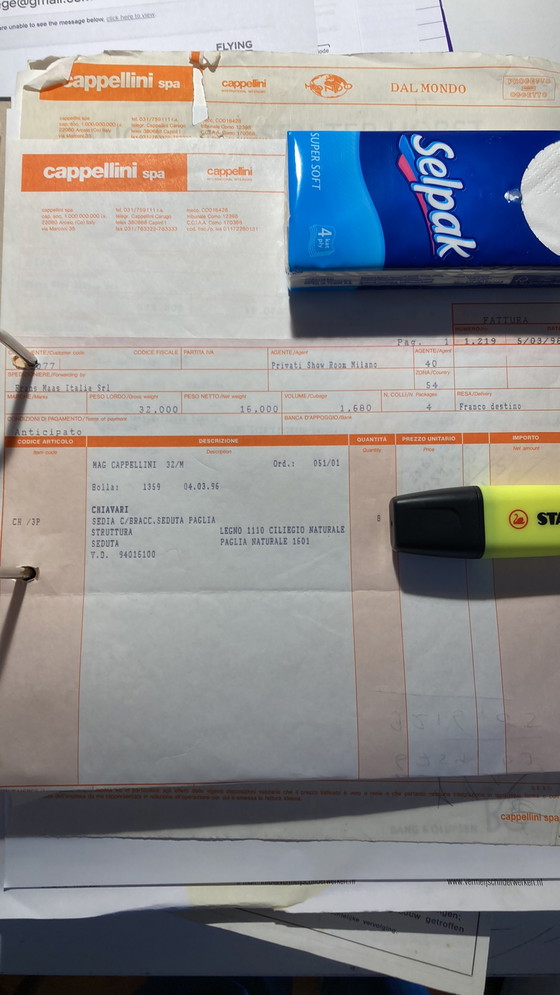 Image 1 of 4x Cappelini-Stuhl