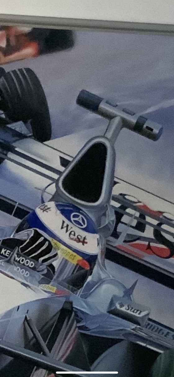 Image 1 of Ben Haenen ass Häkkinen / Coulthard Painting