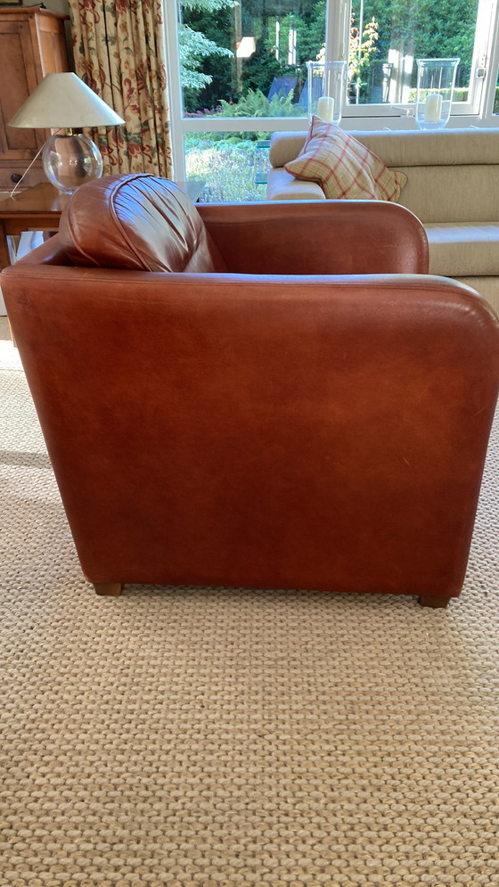 Image 1 of 2x Ledersessel