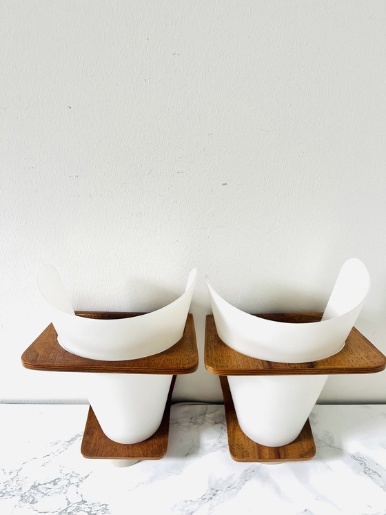 Image 1 of 2x Philips - Louis Kalff - NX41 Wandlampen