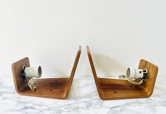 Image 1 of 2x Philips - Louis Kalff - NX41 Wandlampen