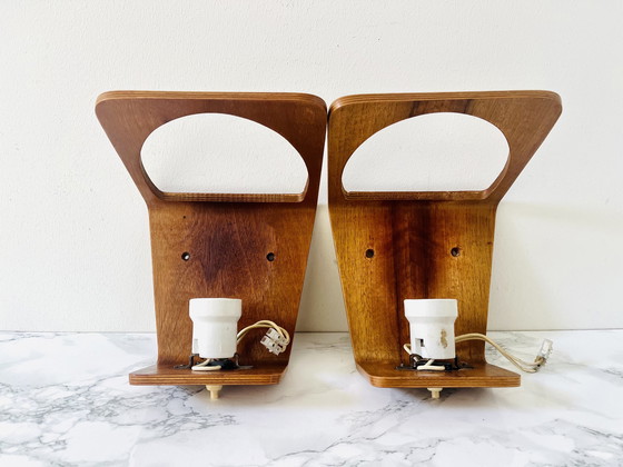 Image 1 of 2x Philips - Louis Kalff - NX41 Wandlampen