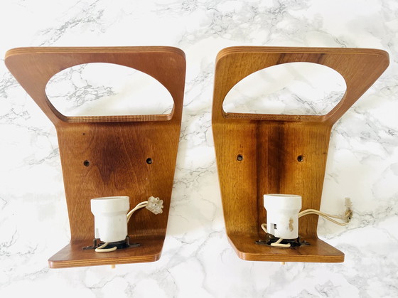 Image 1 of 2x Philips - Louis Kalff - NX41 Wandlampen