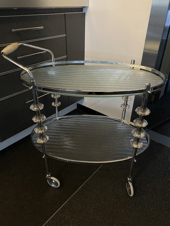 Image 1 of Teewagen im Regency-Design aus Chrom