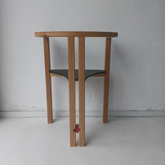 Image 1 of Vintage Holzstuhl im Memphis-Stil