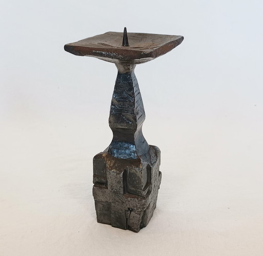 Vintage brutalistischer Kerzenständer