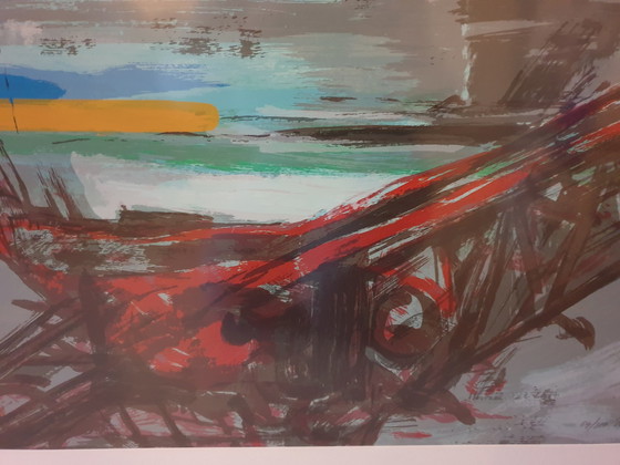 Image 1 of Bert Bruijn Siebdruck Eisenbahn