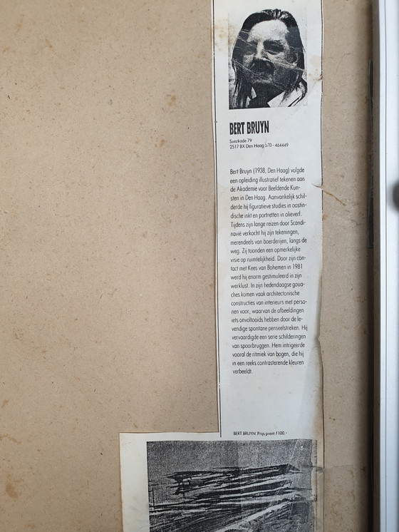 Image 1 of Bert Bruijn Siebdruck Eisenbahn