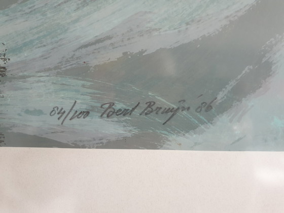 Image 1 of Bert Bruijn Siebdruck Eisenbahn