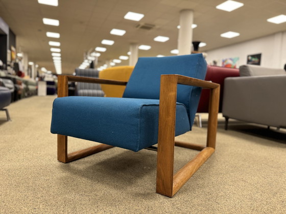 Image 1 of Montis Dickens Sessel, blauer Stoff