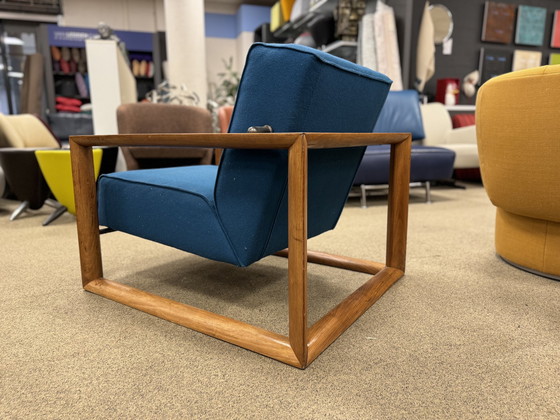 Image 1 of Montis Dickens Sessel, blauer Stoff