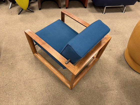 Image 1 of Montis Dickens Sessel, blauer Stoff