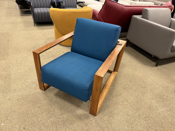 Image 1 of Montis Dickens Sessel, blauer Stoff