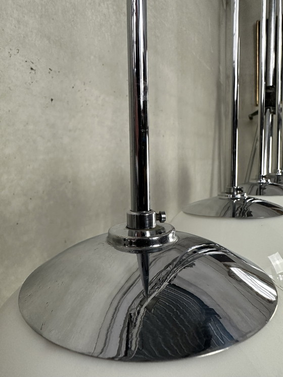 Image 1 of 7x Art-Deco-Hängelampen Val Saint Lambert