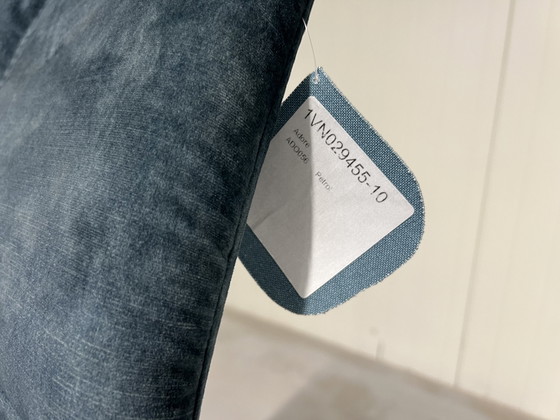 Image 1 of 2x Musterring Adore Stühle blauer Stoff