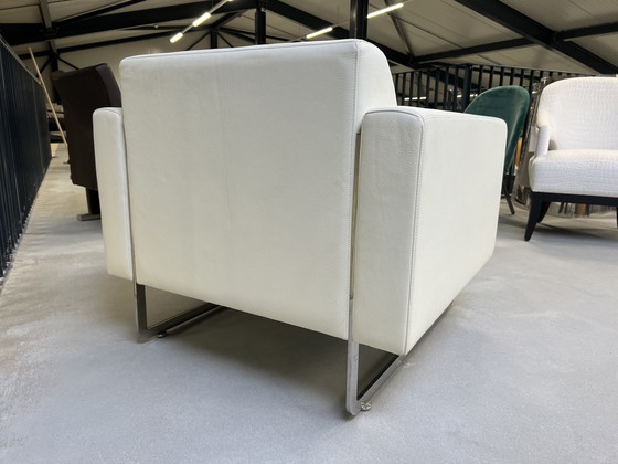 Image 1 of Artifort Mare Sessel aus weißem Leder